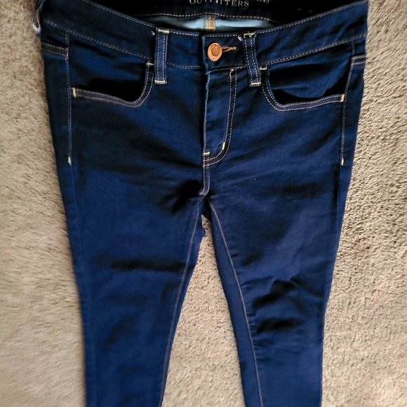 American Eagle Outfitters Pants - AMERICAN EAGLE SUPER STRETCH JEGGINGS CROP • SIZE